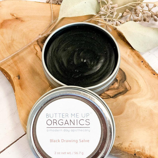 Organic Black Drawing Salve / Bee Stings / Rashes / Skin Ailments /