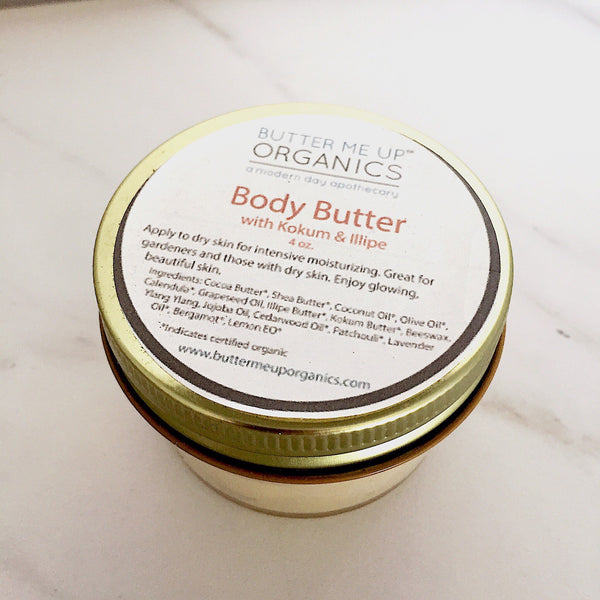 Organic Body Butter / Gardener's Hands / Gardner's Therapy / Elbow