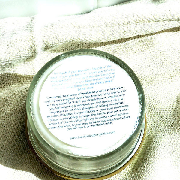 Abundance Candle / Ritual Candle / Intention Candle / Hand Poured